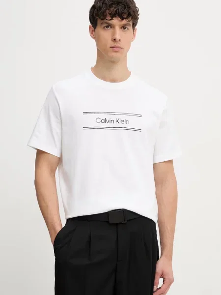 Calvin Klein tričko pánske biela