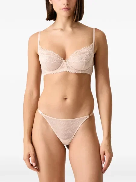 Sutien Guess din dantelă cu autograf