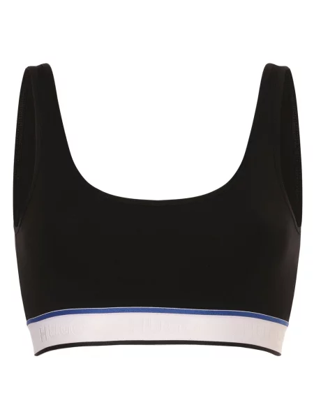 HUGO BLUE Biustonosz Bralette Blue Kobiety L czarny