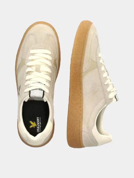Замшевые кеды Lyle & Scott серые
