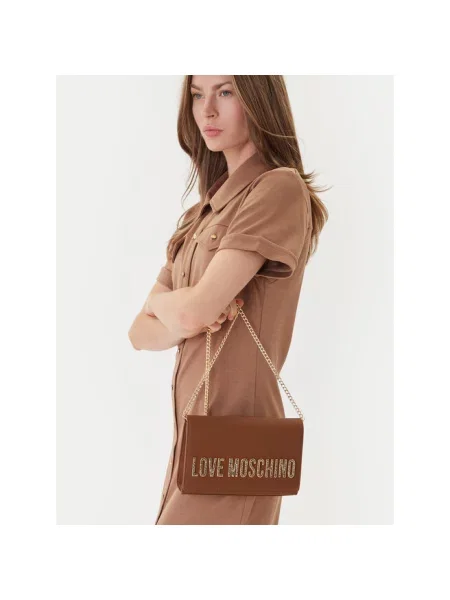 Torebka LOVE MOSCHINO brązowa
