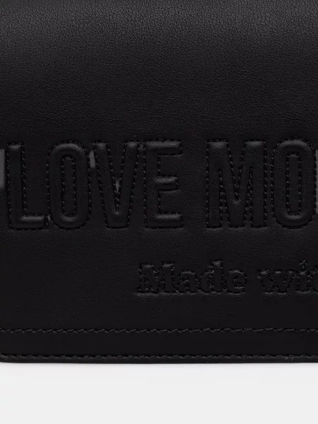Кожаная сумка Love Moschino