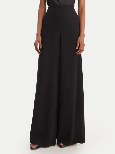 Marella Pantaloni palazzo Campo Wide Leg negru