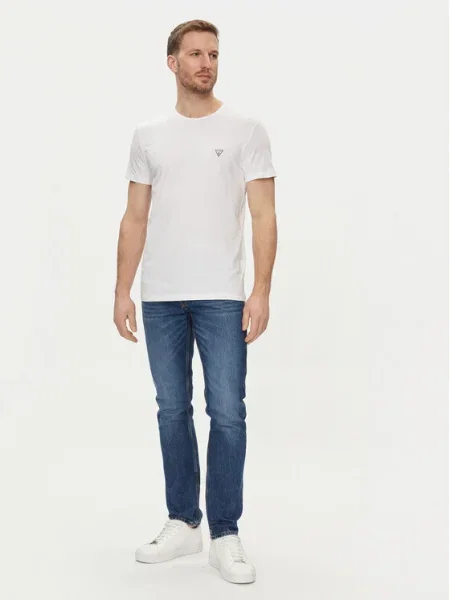Guess Tricou Caleb alb