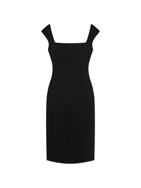 Rochie mini 12 Storeez de catifea negru