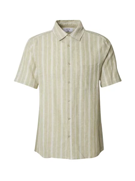 DAN FOX APPAREL Cămașă Ole bej / nisipiu alb