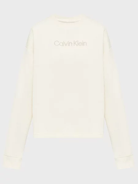 Стьобаний світшот Calvin Klein білий