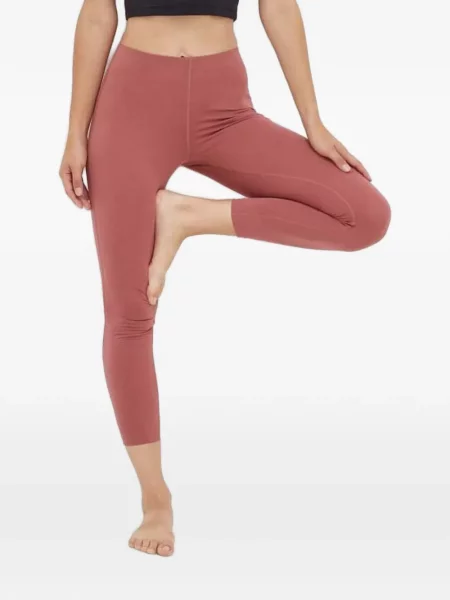 Yoga leggings Reebok cu autograf roz