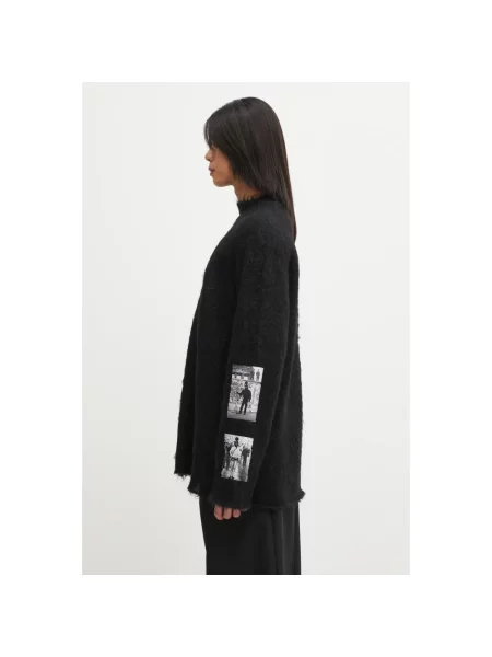 Sweter z golfem Undercover czarny