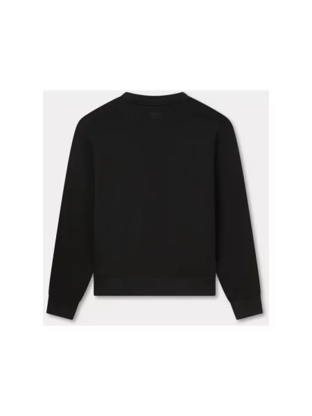 Haftowana bluza Kenzo w tygrysie prążki czarna