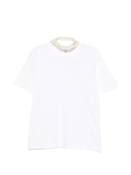 Scurt tricou Ivory Paris alb