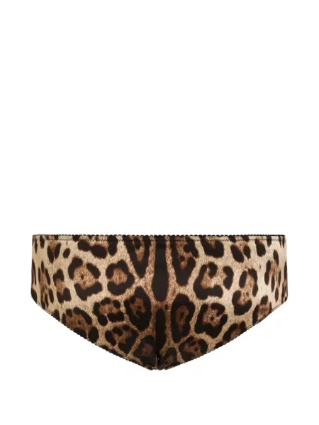 Chiloți briefs Dolce & Gabbana cu imagine cu model leopard
