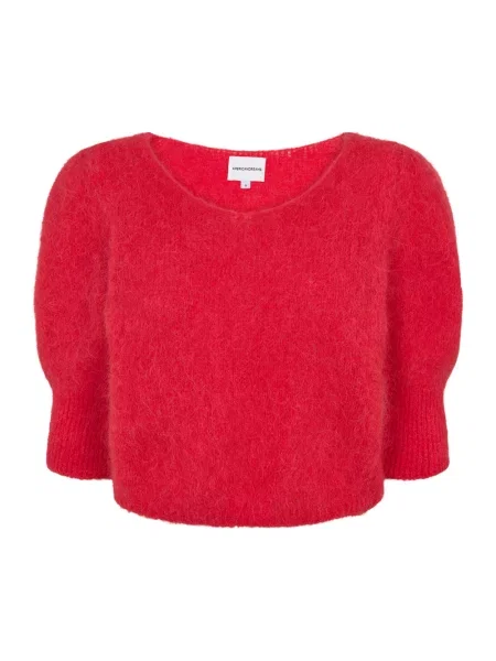 Sweter American Dreams wełniany czerwony