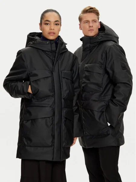 Rains Zimné bundy Unisex Askim Regular Fit čierna