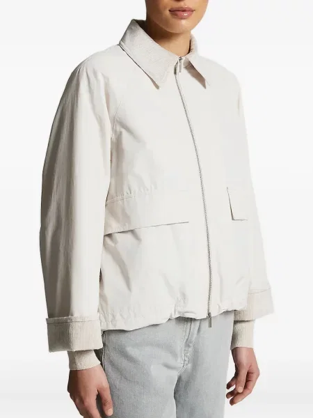 Kołnierzykowy kurtka Peserico sztruksowa