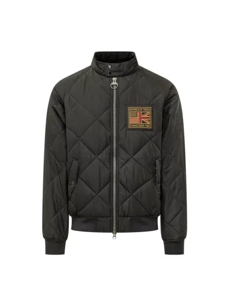 Kurtka bomber Barbour pikowany czarny
