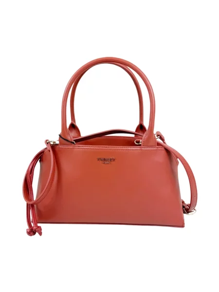 Twinset Torebka tote z imitacji skóry czerwona