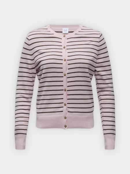GAP Geacă tricotată ciocolatiu / rosé