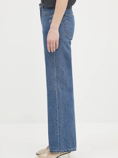 Τζιν παντελόνι A Bathing Ape Crystal Ape Head Flare Denim μπλε