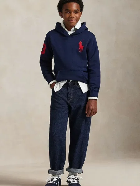 Polo Ralph Lauren кофта з капюшоном дитяча з бавовною