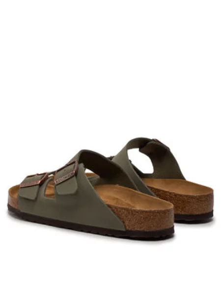 Birkenstock Papucs Arizona Birko-Flor nubuk szürke