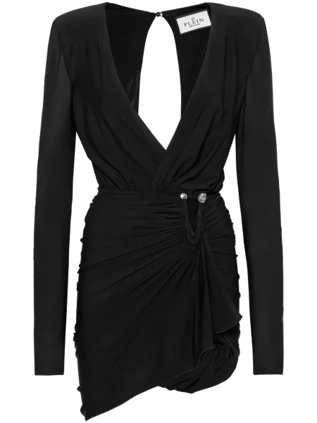 Mała mały sukienka mini Philipp Plein garniturowa czarna