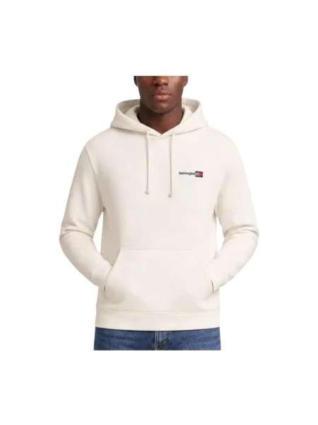 Bluza z kapturem Tommy Hilfiger beżowa