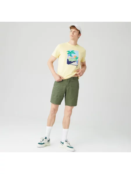 Шорты Lacoste зеленые