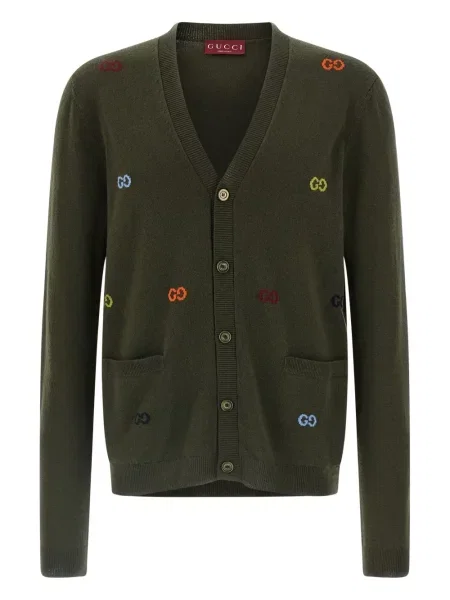 Kardigan Gucci zielony