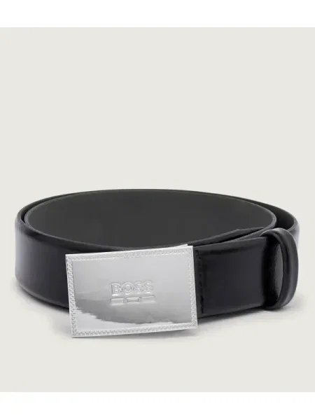 BOSS BLACK De piele negru