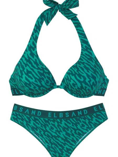 Elbsand Costum de baie două piese petrol verde