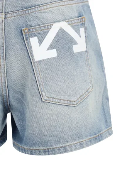 Szorty jeansowe Off-white białe