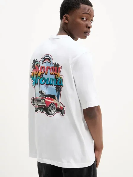 Tričko Sprayground s potiskem bílá