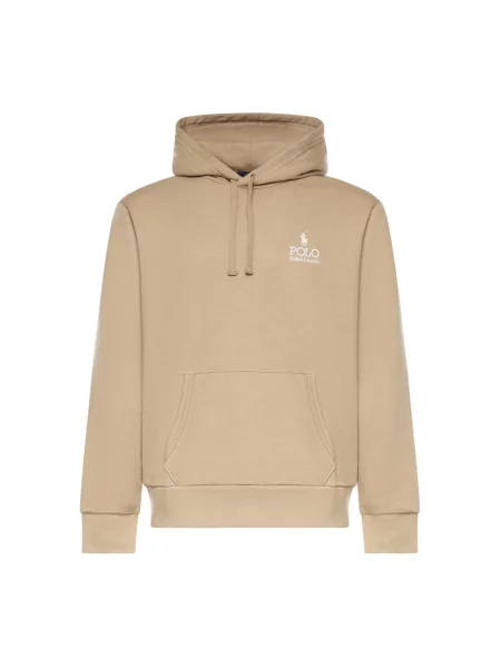 Bluza Polo Ralph Lauren z kapturem beżowa