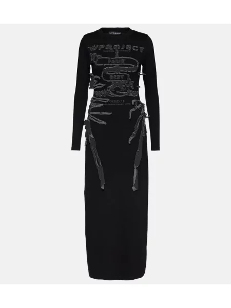 Džersis kostiumas maksi maxi suknele Y Project pilka