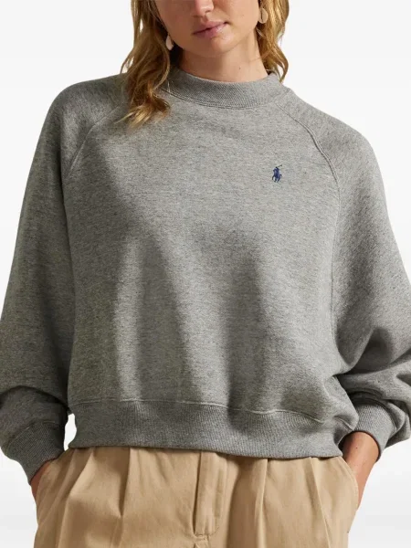 Chiloți Polo Ralph Lauren din țesătură twill cu autograf cu glugă albastru