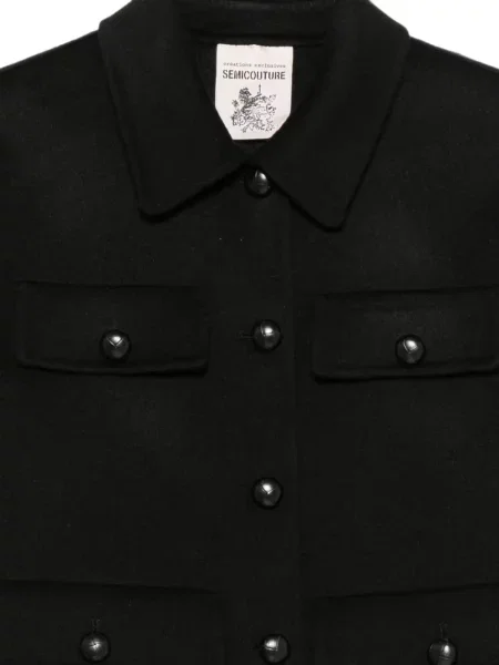 Geacă Semicouture de lână negru