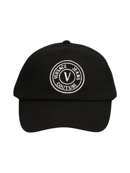 Czapka z daszkiem Versace Jeans Couture czarna
