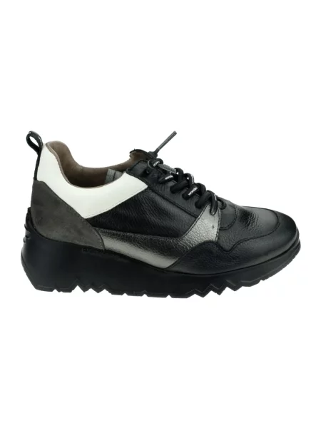 Sneakersy Wonders zamszowe czarne