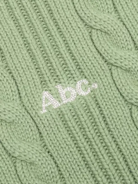 Pulover Advisory Board Crystals cu decolteu rotund de cristal verde