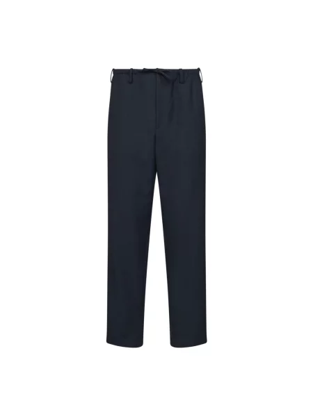 Spodnie Dries Van Noten niebieskie