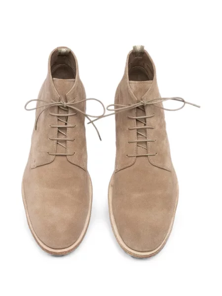 Botine Officine Creative cu șireturi din piele de căprioară