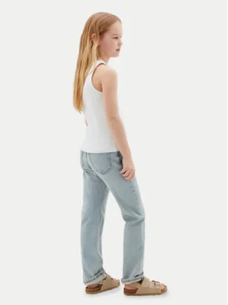 Dětské kalhoty Calvin Klein Jeans modré