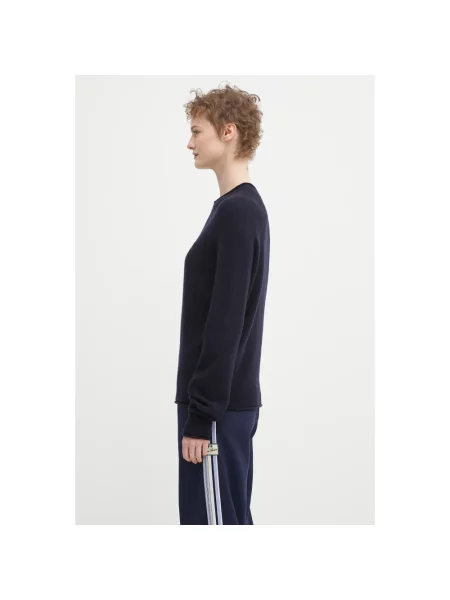Lacoste sweter wełniany niebieski