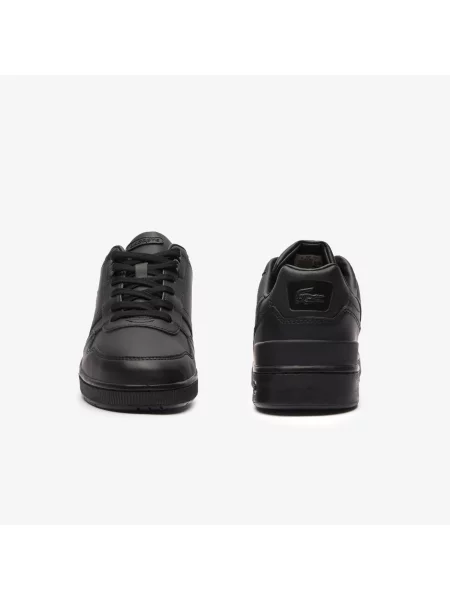 Lacoste Skórzane Buty Sportowe T-Clip czarne