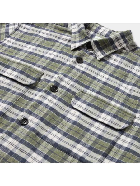Koszula Brooks Brothers flanelowa zielona