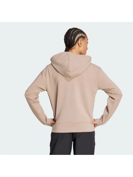 Bluza z kapturem Designed 4 Training Full-Zip brązowa