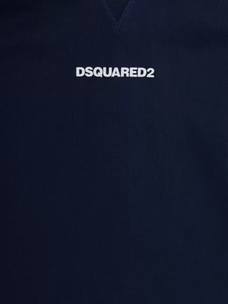 Bluza z kapturem dziecięca Dsquared2 niebieska