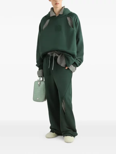 Hanorac cu glugă Dolce & Gabbana verde
