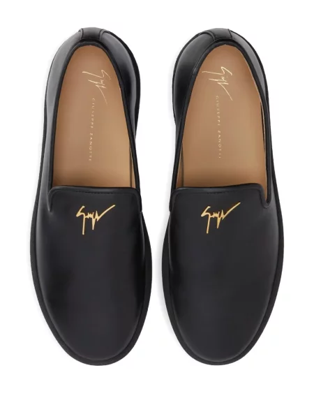 Chiloți Giuseppe Zanotti slip-on cu autograf negru